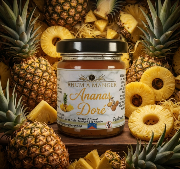 Ananas doré 110g Gelée de Rhum Arranger Ananas