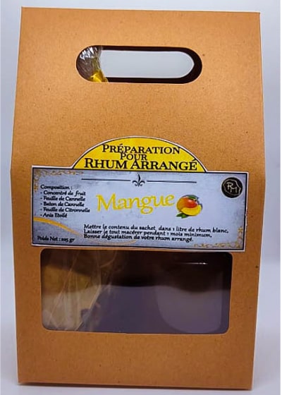 préparation rhum arranger mangue