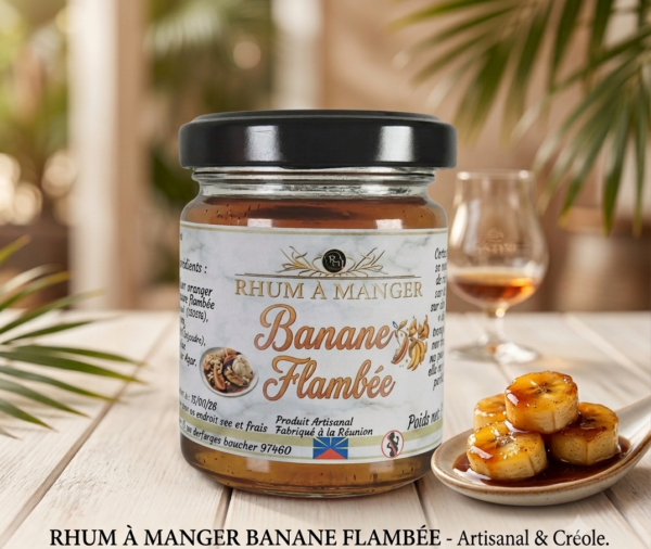 Photo Banane flambée Gelée de Rhum Arranger Banane Flambée
