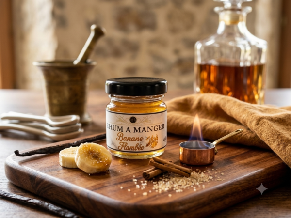 Photo RM banane F 40g Gelée de Rhum Arranger Banane Flambée